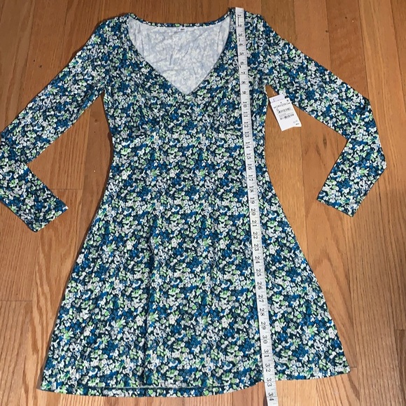 BP Green Moss Hannah Kate Floral Print Dress XS - Picture 7 of 9